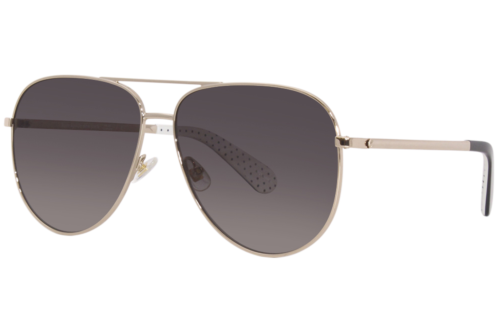 Kate Spade Isla G S 807 WJ Sunglasses Women s Black Polarized Grey