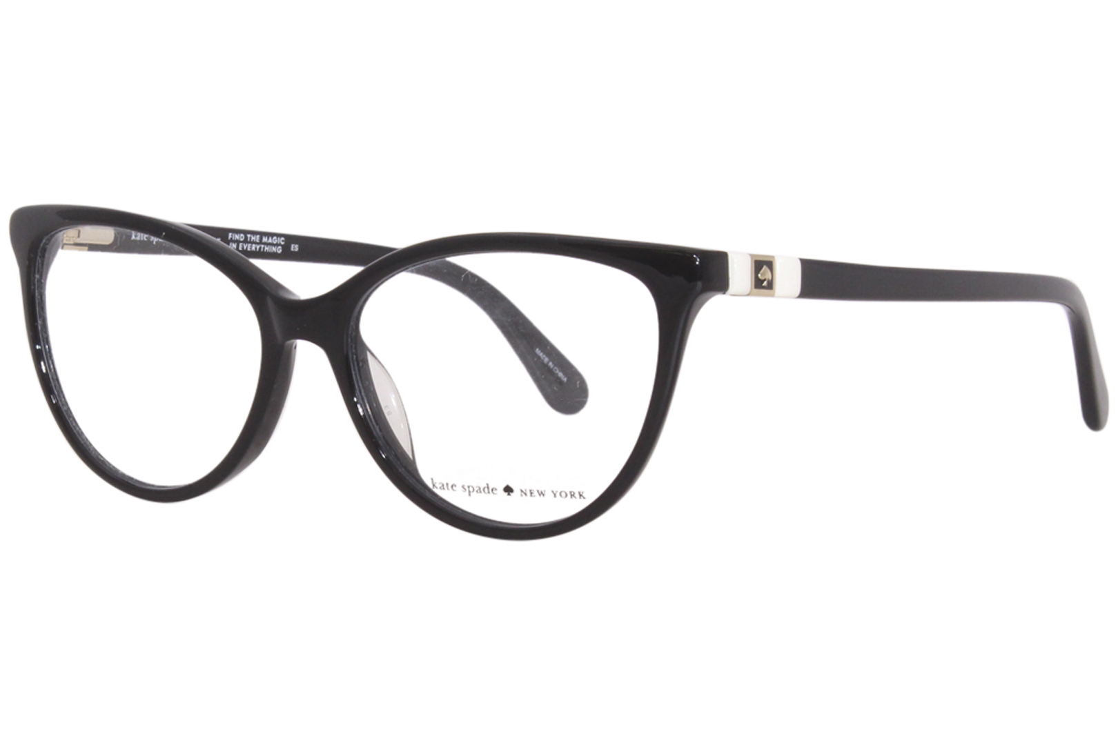 Kate Spade Jalinda 807 Eyeglasses Women's Black Full Rim Cat Eye 52-16 ...