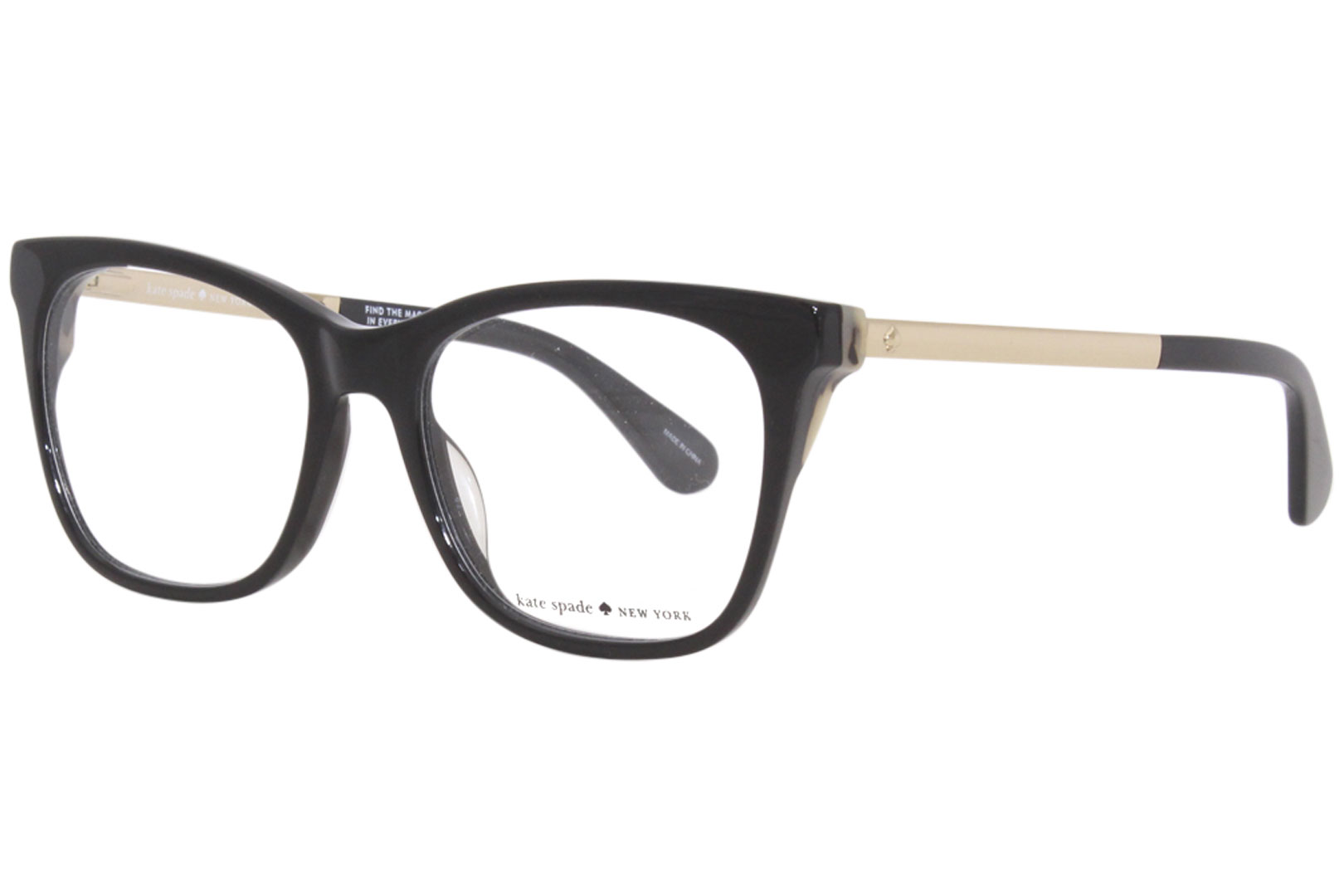 Kate Spade Eyeglasses Women's Joelyn WR7 Black-Havana 51-18-140mm |  