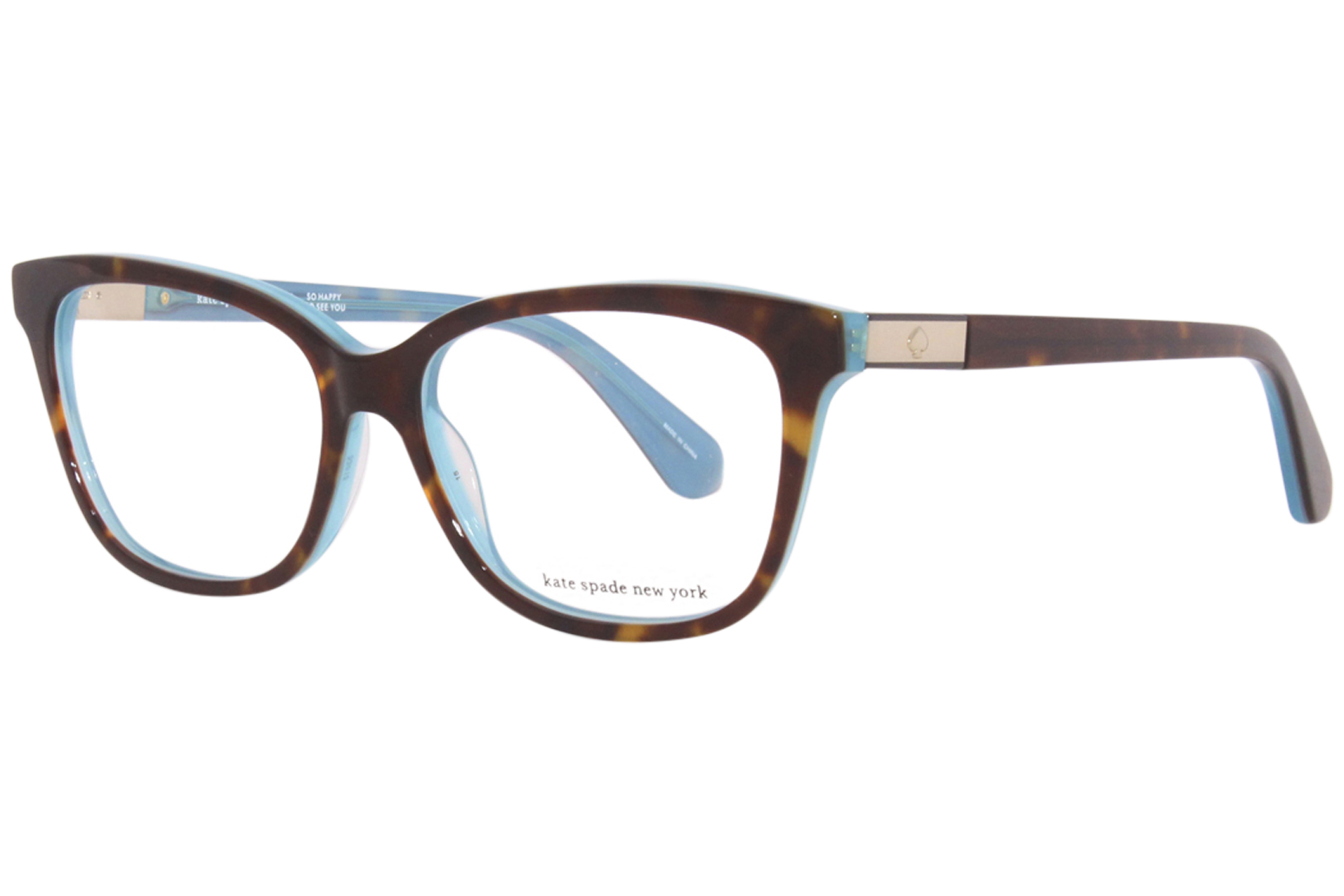 Kate Spade Jorja Eyeglasses Women's Full Rim Square Eyeglass Frame |  
