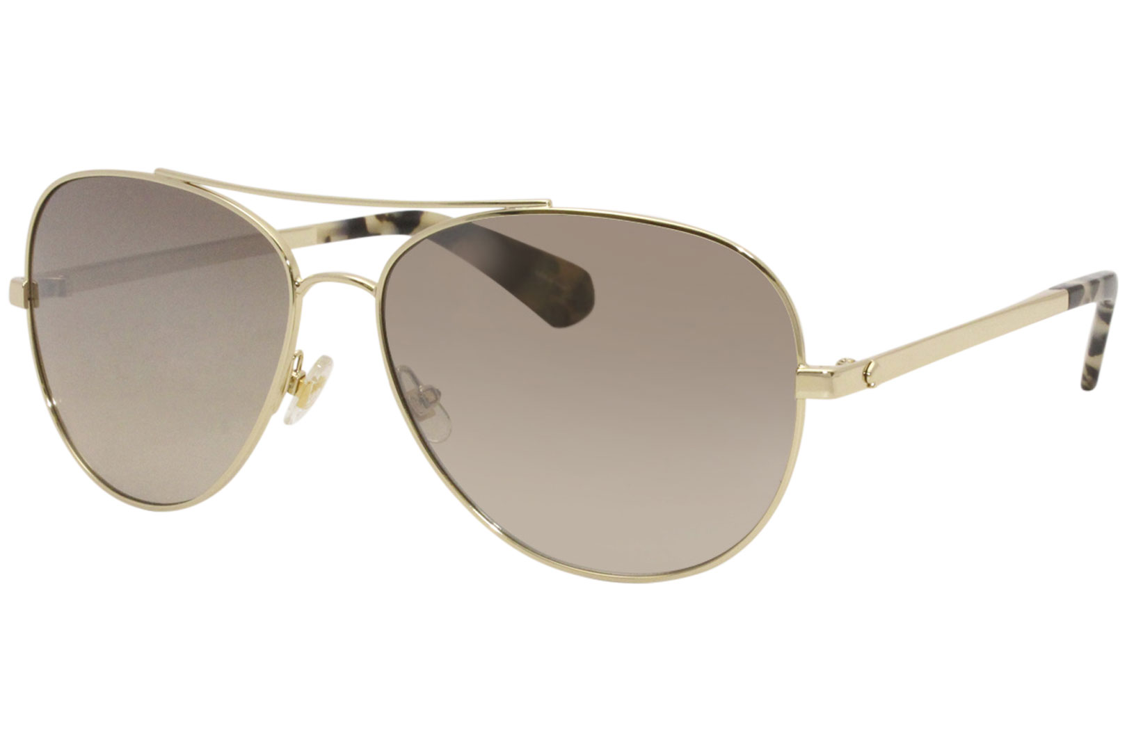 Kate Spade Women's Avaline2/S Avaline-2 06JNQ Gold/Havana Pilot Sunglasses  58mm 