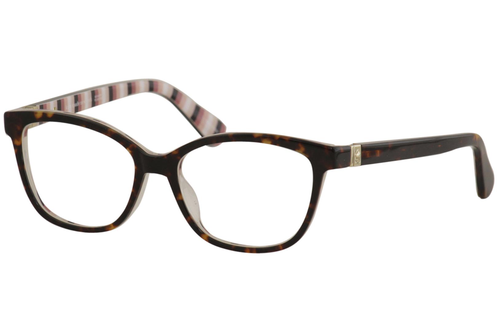 Kate Spade Women's Eyeglasses Emilyn 086 Dark Havana Full Rim Optical Frame  52mm 