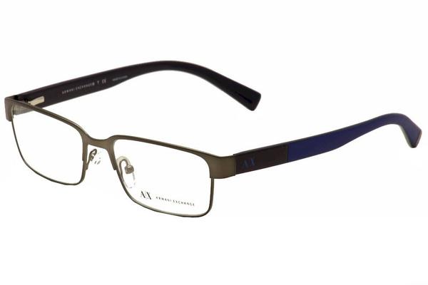  Armani Exchange AX1017 Eyeglasses Frame Men's Full Rim Rectangular 
