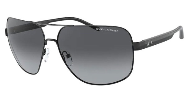 Armani Exchange Sunglasses Men's AX2030S 6000T3 Black 64-14-135 ...