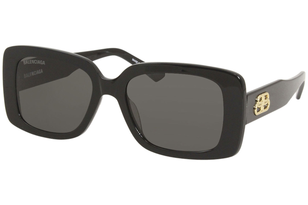  Balenciaga BB0048S Sunglasses Women's Fashion Square Shades 