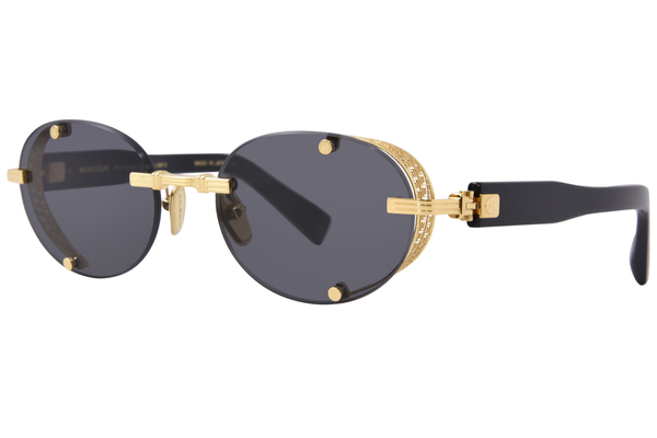 BALMAIN ムッシュ ラウントフレム サンクラス BPS153A530 0 Authentic Balmain Sunglasses MONSIEUR BPS 153A Gold Black