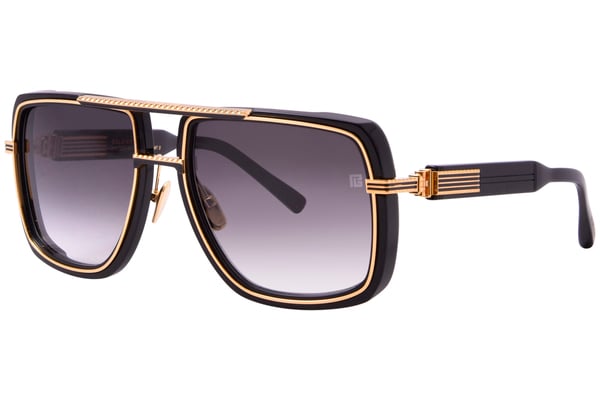 BALMAIN ソルシャ スクエア フレム サンクラス BPS160D MULTI Balmain Fixe-II BPS-137D Sunglasses Titanium Gold/Brown