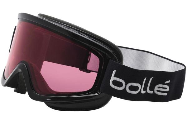 Bolle Freeze Shiny Black Frame Vermillon Lens Ski Snowboard Goggles 21490 for sale online 