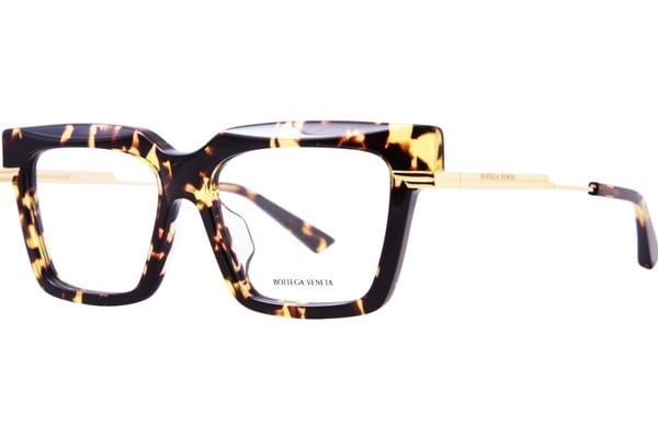 メガネ BOTTEGA VENETA Woman Optical frames Brown BV1315O 002 Bottega Veneta BV1313O 002 - Havana Eyeglasses for Woman