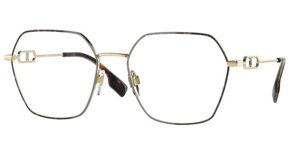 Burberry Charley BE1361 1005 Eyeglasses Women's Silver Full Rim 56-18