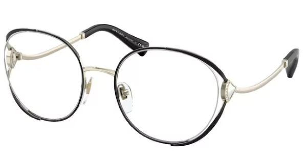 BVLGARI ブルガリ メガネフレーム BV2245B  2057  ゴールド Bvlgari™ BV2245B Round Eyeglasses | EyeOns.com