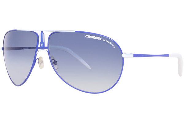Carrera Gipsy/S 9AA Sunglasses Men's Blue/White/Grey Gradient Pilot  64-11-125 