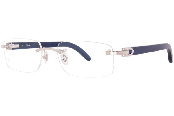 CARTIER リムレス 長方形 メガネ CT0052O 004 Rimless Cartier Frames CT0052O | Cartier Red Frames
