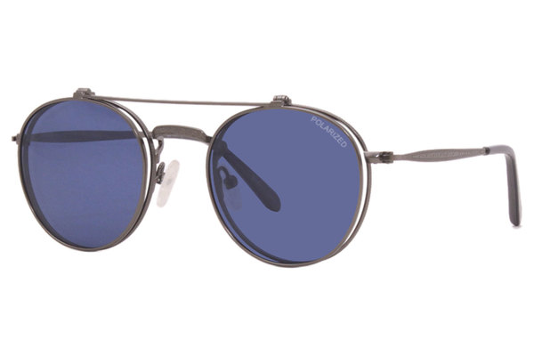 Champion Sunglasses Men's CU1003H C02 Gunmetal/Blue Polarized 47-20-135mm