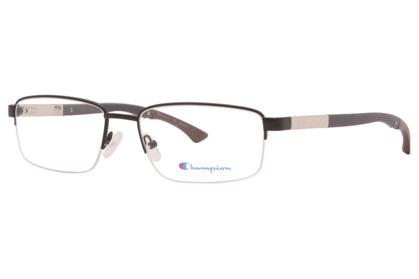  Champion Triad Eyeglasses Men's Semi Rim Rectangular Optical Frame 