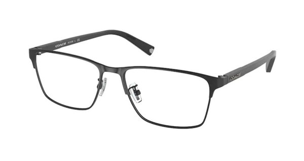 Coach HC5139 9346 Eyeglasses Men's Satin Black Full Rim 57mm | EyeSpecs.com