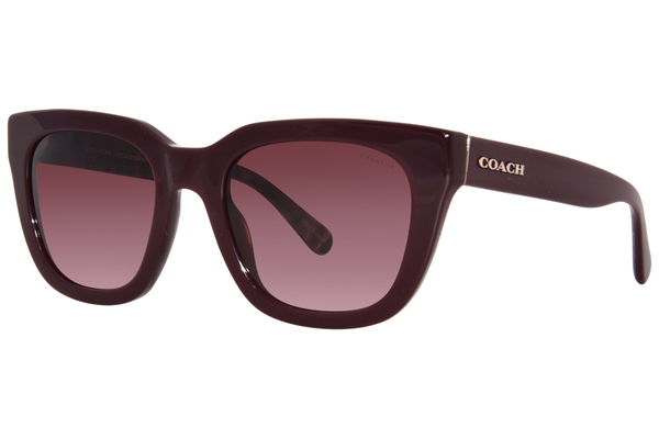 Coach Sunglasses Women s HC8318 54798H Oxblood Burgundy Gradient 52 21 140mm