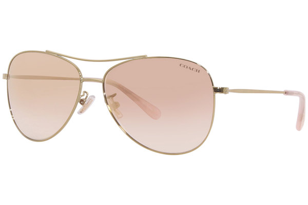 Coach L1013 HC7079 90056F Sunglasses Women's Light Gold