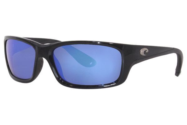 Costa Del Mar Sunglasses Jose 06S9023 11 Shiny Black/Blue Mirror 580G  Polarized