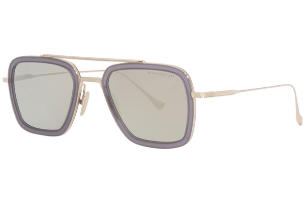 periodieke schaamte Centraliseren Dita Flight 006 7806-C CRY-GLD Sunglasses Titanium Men's Crystal/Grey/Gold  52mm | EyeSpecs.com