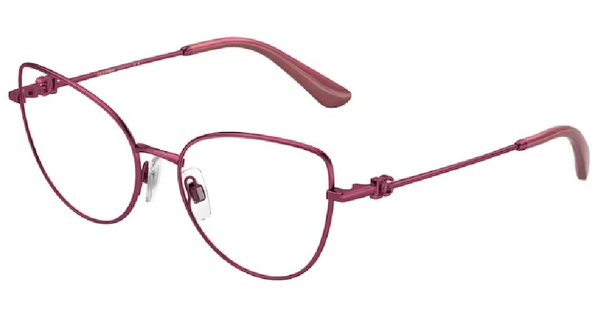 DOLCE & GABBANA キャットアイクラス DG1347 05 Dolce & Gabbana DG1347-05 Eyeglasses Women's Silver Full Rim