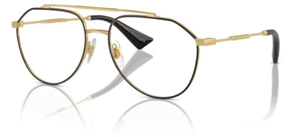  Dolce & Gabbana DG1353 Eyeglasses Men's Full Rim Pilot 