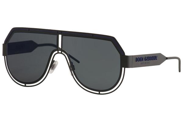 NEW D&G Dolce & Gabbana Matte Black Blue Mirror Sunglasses DG 2231 1106/96 NEW D&G Dolce & Gabbana Matte Black Blue Mirror Sunglasses DG 2231 1106/96