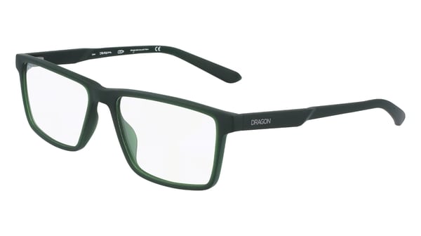 Dragon DR9003 301 Eyeglasses Men's Matte Crystal Olive Full