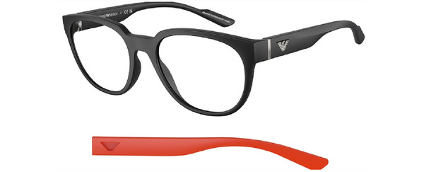  Emporio Armani EA3224 Eyeglasses Men's Full Rim Oval Shape 