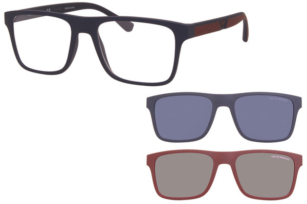 Emporio Armani Sunglasses EA4115 5854/1W w/ Two 52-18-145 | EyeSpecs.com