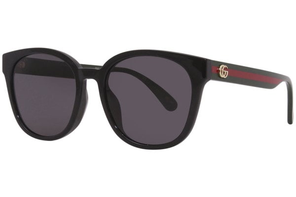 Gucci Sunglasses Women's GG0855SK 001 Black-Green/Grey