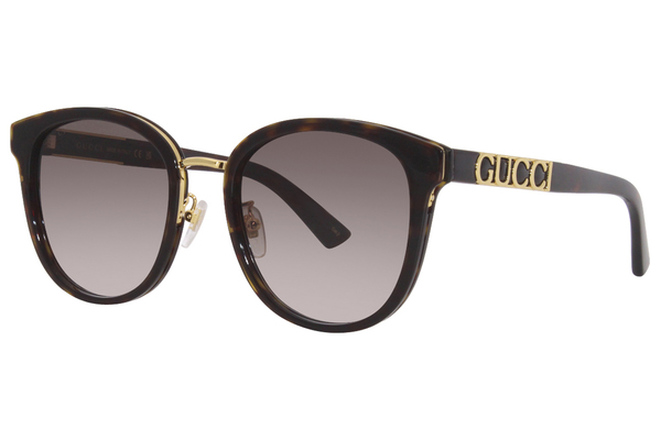 Gucci GG1190SK 002 Sunglasses Women's Havana/Brown Gradient