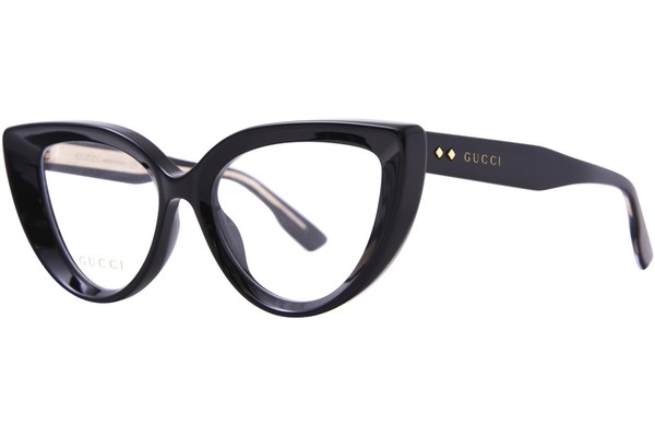 GUCCI キャットアイフレムメカネ GG1530O 003 Gucci Gg1530o Black Female Cat-Eye Optical Frames | Eyewear