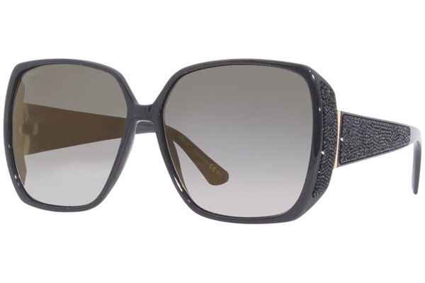 Jimmy Choo Sunglasses Women's Cloe/S 807/FQ Black-Gold 62-14