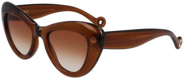 LANVIN キャットアイフレムサンクラス LNV640S 020 Lanvin LNV640S 020 Sunglasses Women's Dark Grey Cat Eye 50