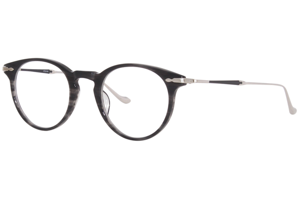 メガネ MATSUDA Matsuda - M2056 - BKS BS BLACK STRIPE  BRU Matsuda Official | M2056 Panto Glasses - Hand Made in Japan