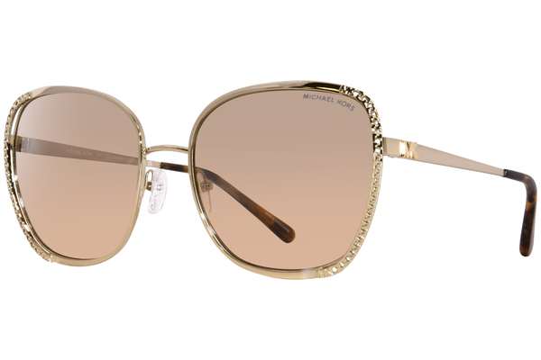 サングラス Michael Kors Woman Sunglasses Gold 0MK1160 PALE Michael Kors MK1160 Biarritz Sunglasses | LensCrafters