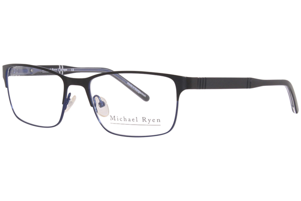 Michael Ryen MR-264 C1 Eyeglasses Men's Black/Lapis Full Rim 53-17-140 ...