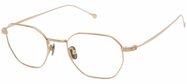 Minamoto MN31005 GP Titanium Eyeglasses Shiny Gold Full Rim 49-20-145 ...