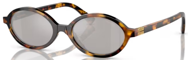 Miu Miu MU 04ZSF VAU07F Sunglasses Women's Honey Havana/Grey