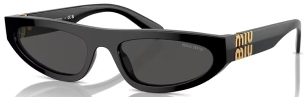 Miu Miu MU 07ZS 14T07V Sunglasses Women's Tulip Transparent
