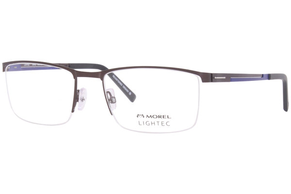 mmm様　L Morel Eyeglasses Frame Men's Lightec 30042L GB09 Brown/Blue