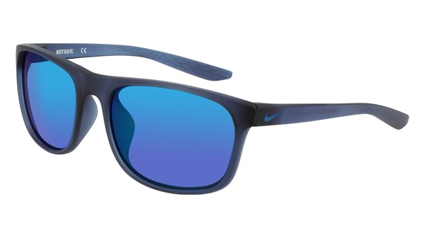 NIKE エンテュアMレクタンクルフレムサンクラス FJ2198 410 Nike Endure-M FJ2198 410 Sunglasses Matte Midnight Navy/Grey
