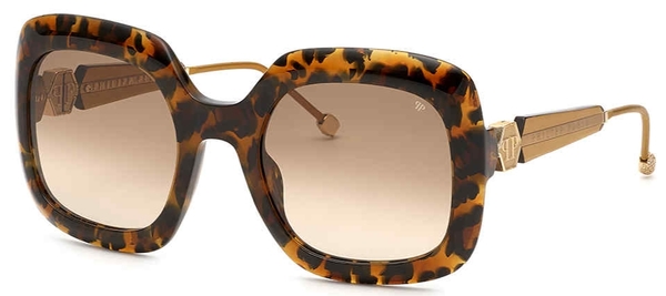 サングラス PHILIPP PLEIN Woman Sunglasses Brown SPP136M HAVANA Women's Eyewear | Philipp Plein