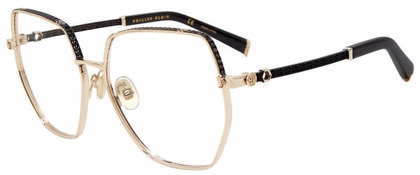 Philipp Plein VPP054S 0301 Eyeglasses Women's Rose Gold