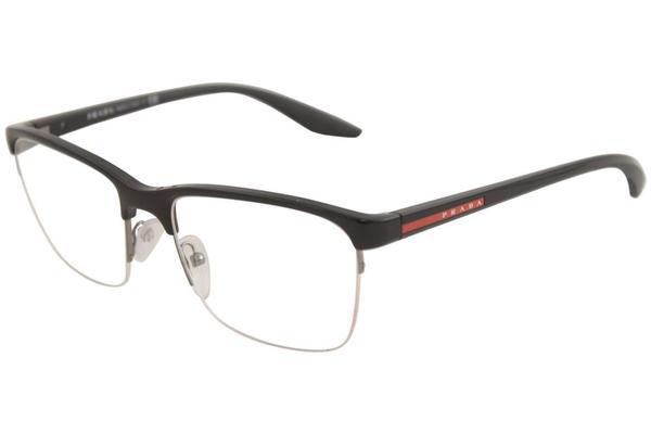 Prada Linea Rossa Eyeglasses VPS02L VPS 02 L 1AB 1O1 Black Optical Frame 54mm