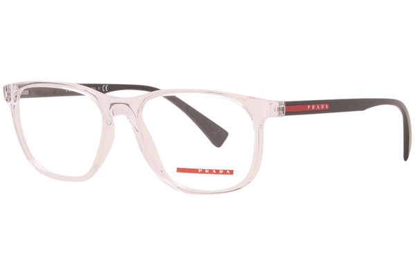 anders Grens Ik zie je morgen Prada Linea Rossa Eyeglasses Men's Lifestyle VPS-05L 2AZ-1O1 Crystal  53-17-140mm | EyeSpecs.com