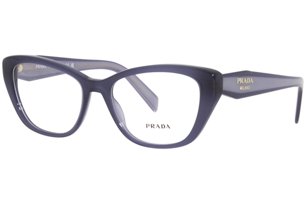 Prada PR-19WV 07Q1O1 Eyeglasses Women's Opal Astral Full Rim