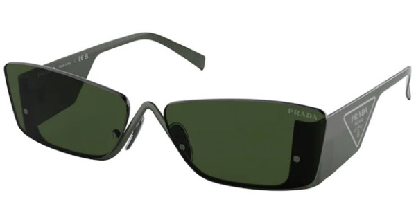 Prada PR-59ZS 1AB06L Sunglasses Women's Black/Dark Grey Butterfly Shape ...
