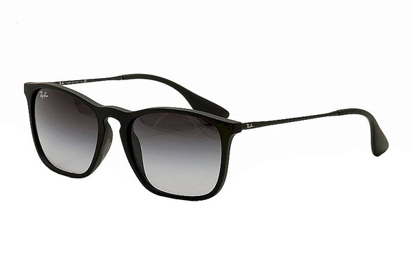Ray-Ban RB4187 Chris 54 Grey & Transparent Blue Polarized Sunglasses |  Sunglass Hut USA